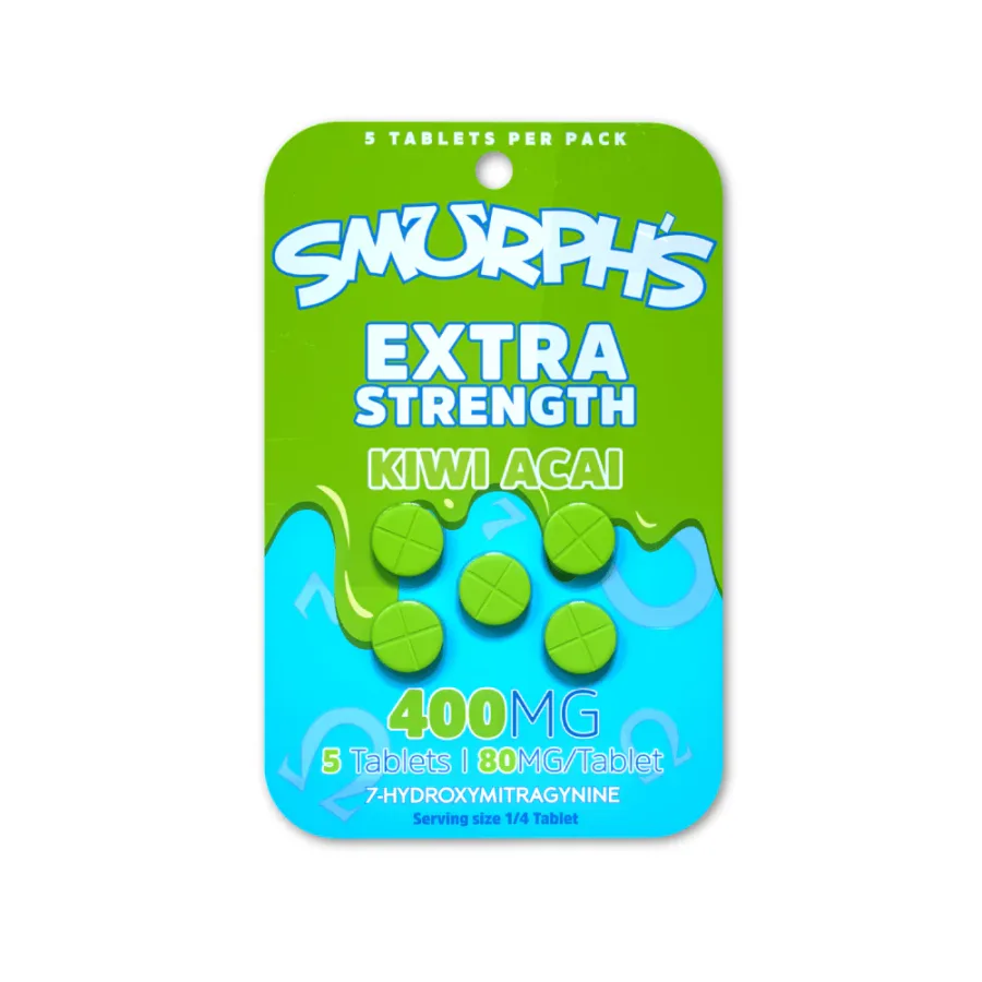 Smurph’s Extra Strength Kiwi Acai 7-OH tablets, 400 mg pack
